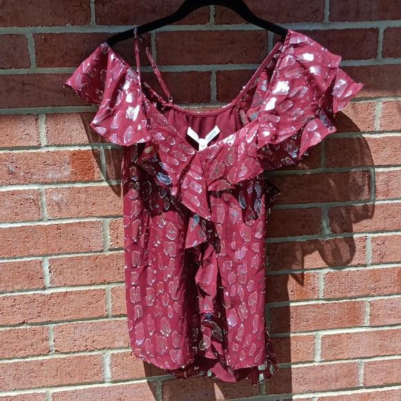 🔹️Veronica Beard ~ Benton Cold Shoulder Top - Picture 2 of 14